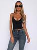 Crop Tops Solid Halter Tank Top Women Summer Camis Backless Camisole Fashion Tube Top Female Sleeveless