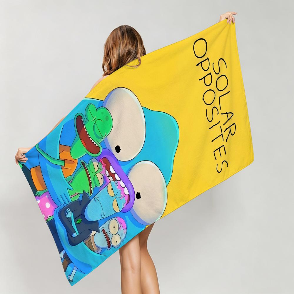 Funny-Solar OppositesS Towel Five-Star Hotel Quality Eco-Friendly Ultra Soft Thick Towels & Beach Towels