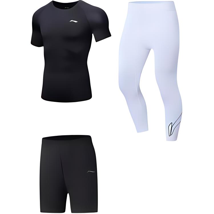 Li Ning Fitness Set Men's Set Of 3 YWBU078-2