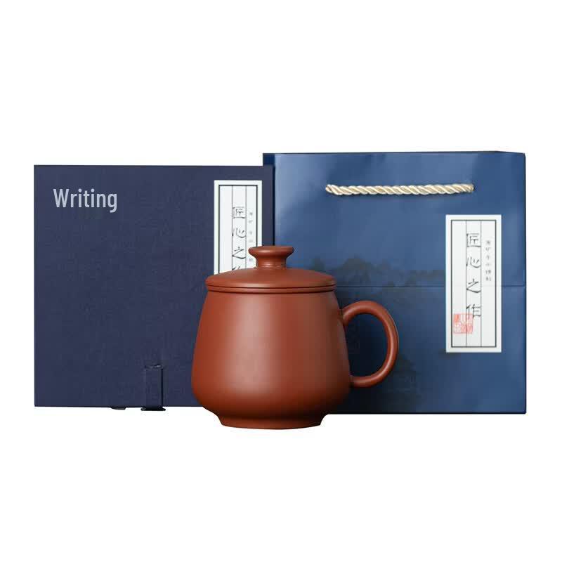 Wenmo Zisha Purple Clay Tea Cup Gift Set