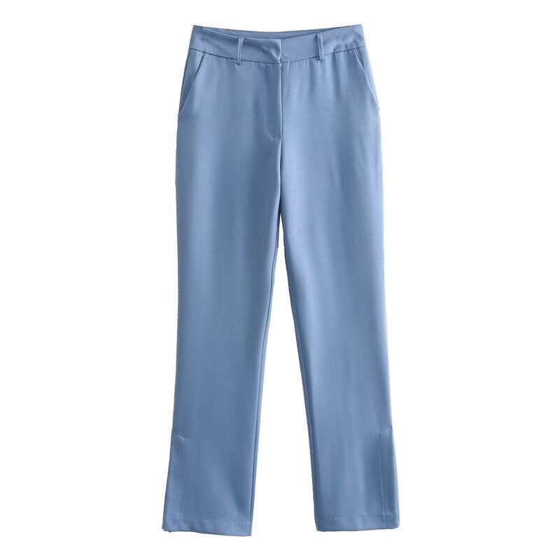 Fashion Style Fall and Winter New Women's Clothes Pocket Crepe Long Sleeves Lapel Shirt High Waist Pants 8932499 920