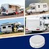 Mushroom Style RV Roof Vent Cap, White