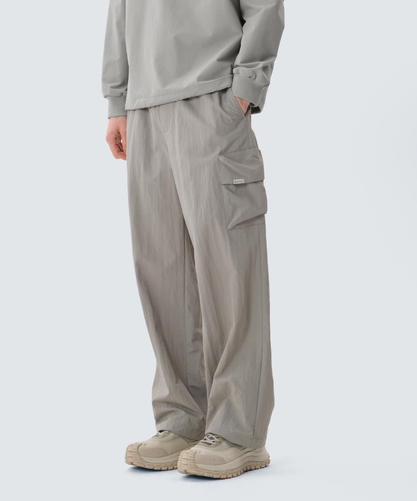 SNOWPEAK APPAREL Cample Wide Pants (S25Sucpt10) Fog Gray