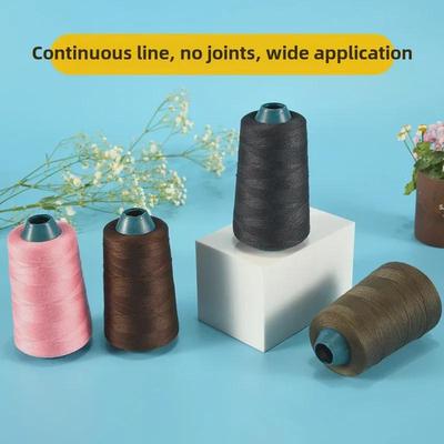 High-Speed Polyester Sewing Thread 60s/4, Overlock & Edge Lock, Large Roll for Clothing