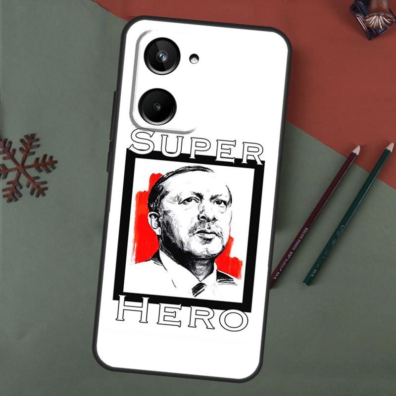 Turkey Recep Tayyip Erdogan Case For Realme C75 C65 C67 C71 C63 C61 C55 C51 C53 C35 11 12 13 14 15 Pro Plus GT6 GT7 Pro