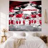 Arsenal Custom Your Name Wall Decor Tapestry Art For Pet Memorial Birthdaywedding Party Backdrop Family Gift