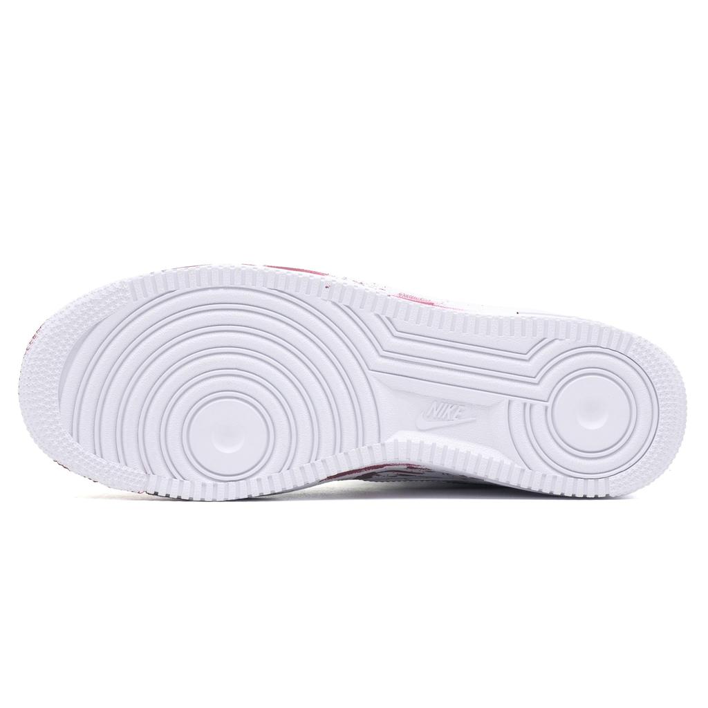 Nike Air Force 1 Blood Romance Lightweight Low Top Skateboard Shoes Unisex White Red CW2288-111(Team241-)