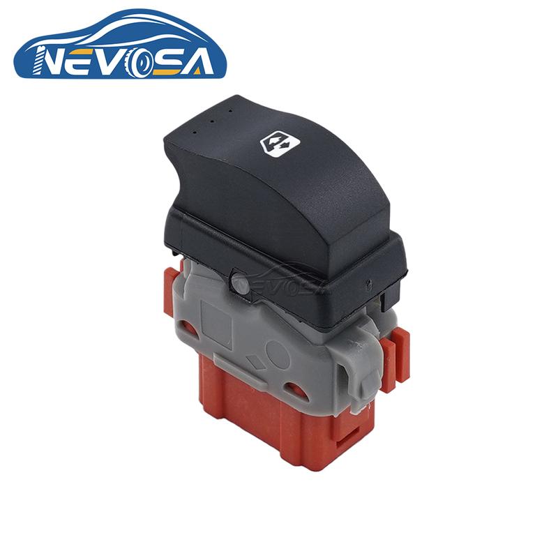 NEVOSA 8200502452 For Renault Master 2 Mk3 Movano MK2 Passenger Single Button Electric Power Window Switch 8200199518 Auto Parts