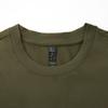 Adidas Sports Series Round Neck Pullover Comfortable Short Sleeve T-Shirt Unisex Tops Rock-Olive-Green JI8478