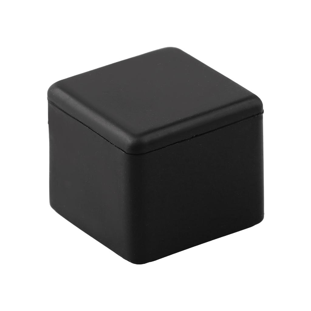 12 Stück Quadratische Gummi-Stuhlbeinpolster PVC Geräuscharm Rutschfest Tischfuß Staubschutz Boden Schutzkissen Stuhlbeinschoner 20-25mm