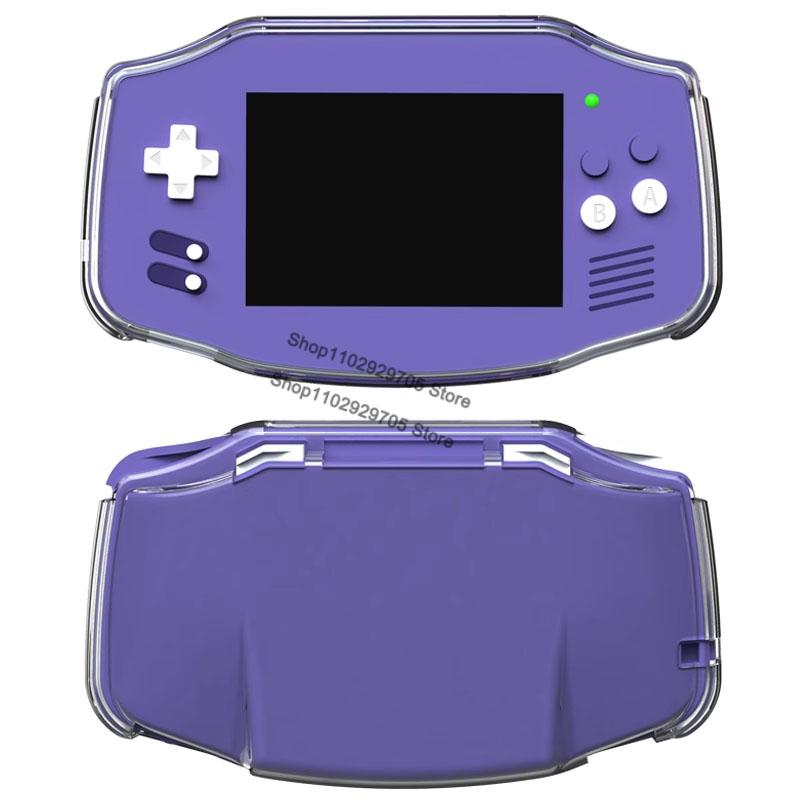 TPU Transparent Half Pack Soft Shell Case Protective Cover For ANBERNIC RG34xx Handheld Game Console Anti-Scratch Storage Box
