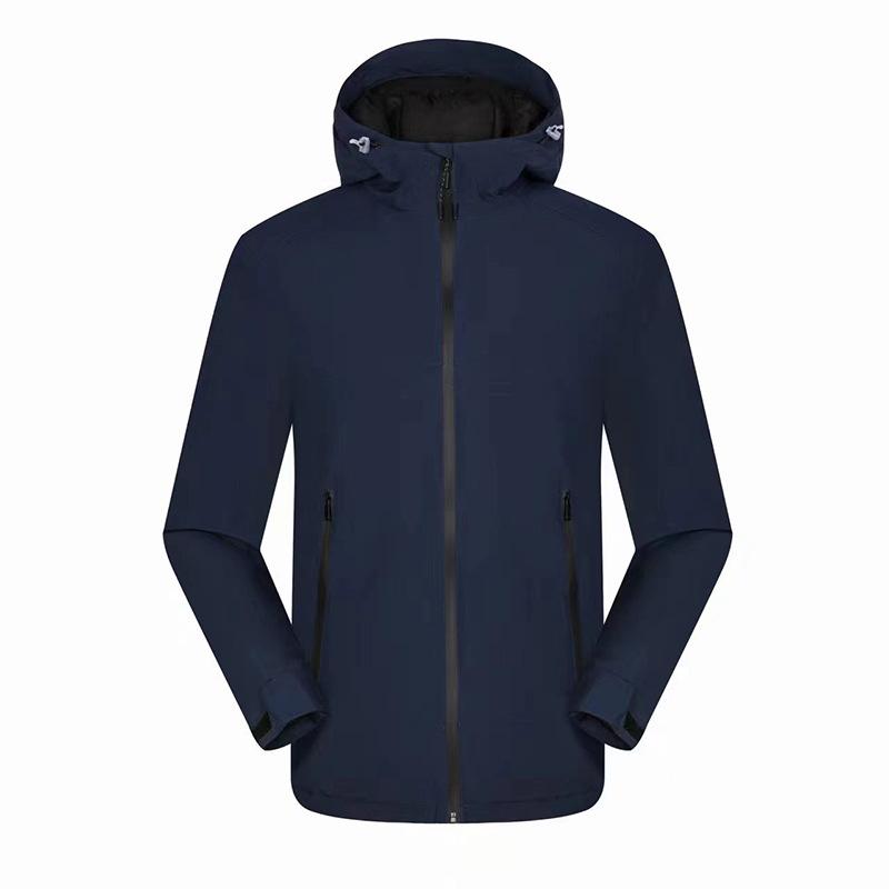Unisex Waterproof Windbreaker: Breathable, Cotton-Padded, Team Style Workwear for Outdoor Warmth
