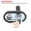 Universal Car Truck Electronic Flange Mount Pin Switch Car 20A 12V Courtest Light Door Switch Alarm Bonnet Boot Glove Box
