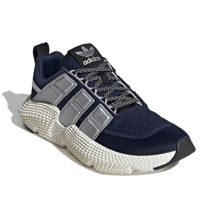 Adidas Originals Prophere V2 Fabric Comfortable Versatile Non-Slip Low-Top Lifestyle Casual Shoes Unisex Sneakers Blue Silver White FW4264