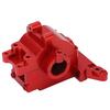 RC Gear Box Cover Front Rear Aluminum Alloy Upgrade Part Gear Case Housing for Traxxas Latrax Teton 1 18 Crawler Red