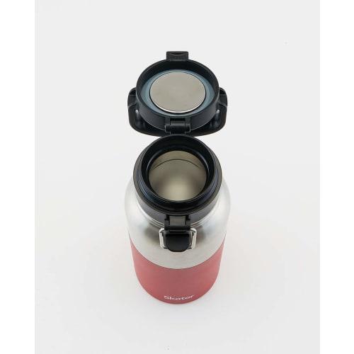 Skater Sports Bottle with Handle, Stainless Steel Water Bottle, Large Capacity, 900ml, Red, SDH9