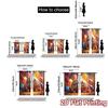 2pcs   2D FLAT PRINTING Curtains (Without Rod) Basketball Party Chic Chic Curtains Polyester Easy Install Curtains Room Decor