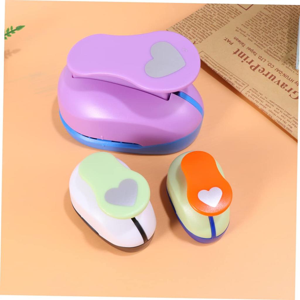 STOBOK DIY Flower Set of for and 5cm Cutout Book for Card Handmade Paper Art Tools for Toddlers and Elementary School Colors Unspecified Heart-Shaped