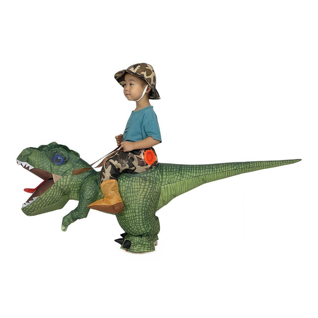 Christmas Dinosaur Inflatable Costume for Parent-Child Stage Performance and Activities