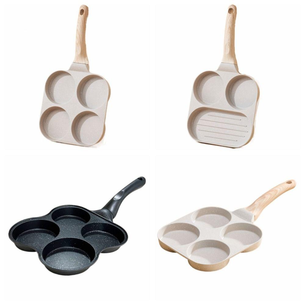 Antihaft-Granit-Omelettpfanne Vierteilige Eierpfanne Spiegeleipfanne Frühstück