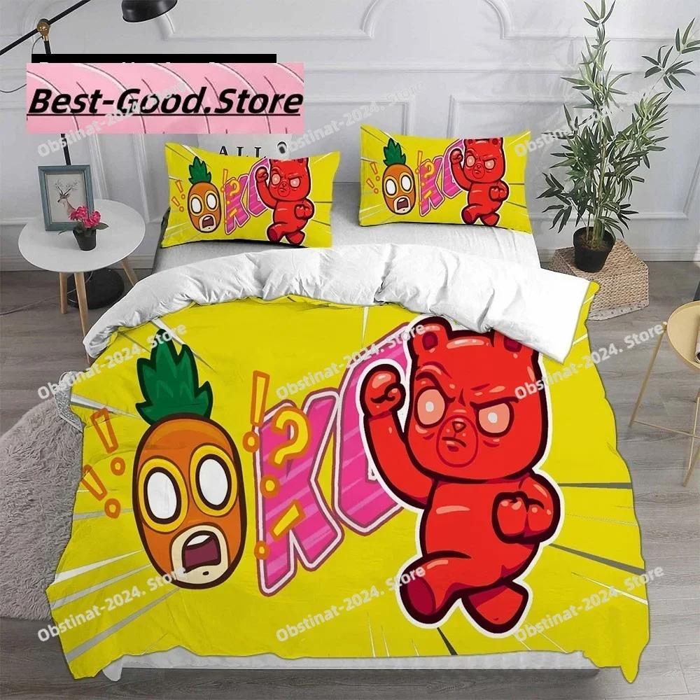 Game Burrito Bison Bedding Sets Quilt Bed Cover Comforter Duvet Cover Pillow Case 3 Pieces Sets Kids Adult Bedroom Decoration