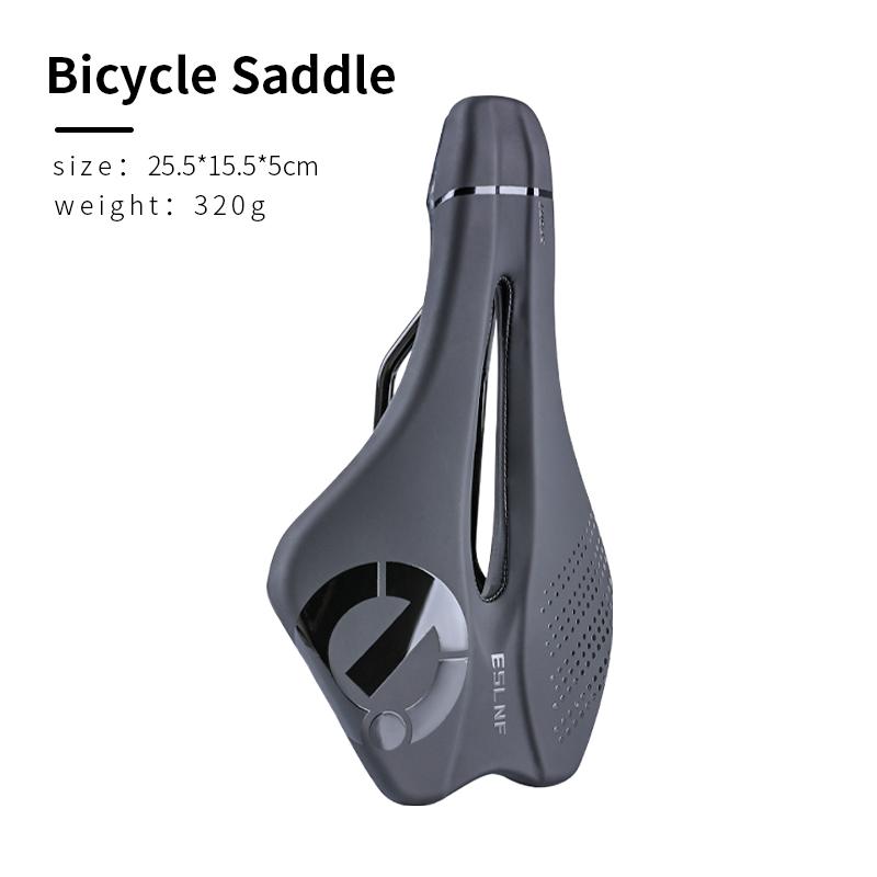 

Universal Hollow Bike Saddle Comfort Shock-Absorbing Bicycle Seat Cushion Non-Slip Wear-Resistant for MTB Road Cycling чёрный