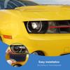 Headlight Protective Film Tail Light Decoration Lamp Cover Sticker For For Chevy Camaro 2010-2013 Exterior Accessoriess Smocked Black