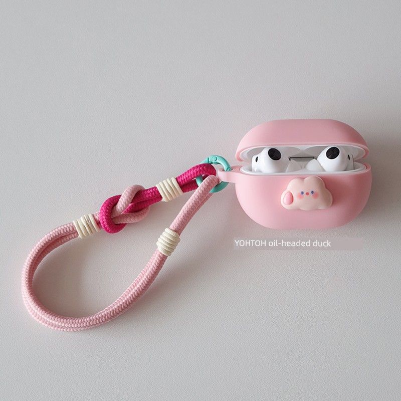 

for SE2/SE3 Huawei Freebuds Pro3 Protective Case 6i True Wireless Bluetooth Earbuds Case Earphone Case Pro2 + One-Piece 5/5i Soft 4e All Inclusive 4 Huawei FreeBudsPro Pink + lanyard