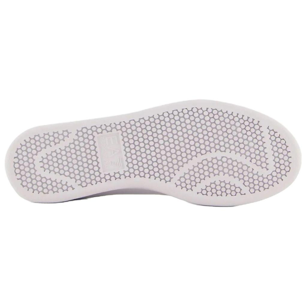 Emporio Armani EA7 Embossed Logo Casual Sports Low-Top Sneakers Unisex Sneakers White Platinum X8X001XCC51R579