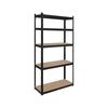 Rebel 2-in-1 metal storage rack, 5 shelves, garage, 180x90x40cm, 750kg