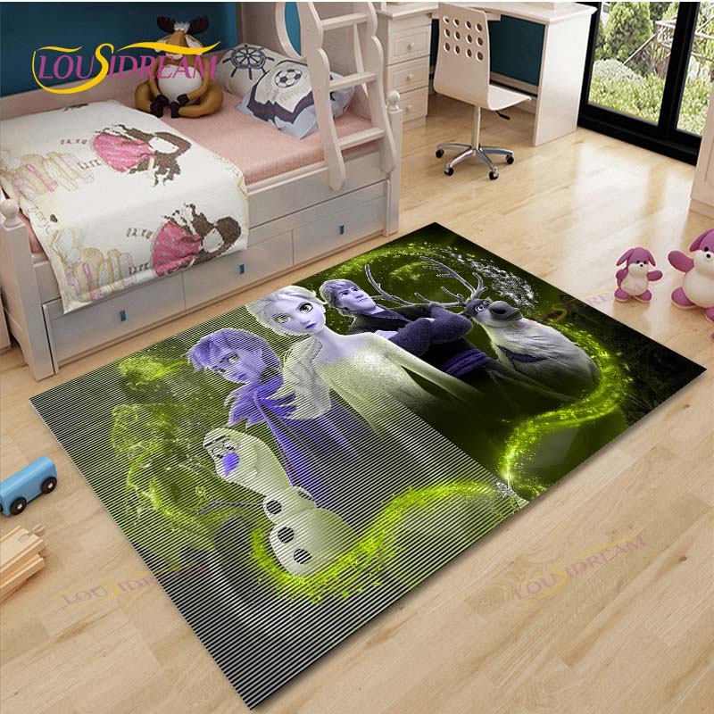 Anime Frozen Carpet Kids Carpets Living Room Tea Table Mats Bedroom Rug Washable Floor Mats Household Area Mat Dinosaur Rug