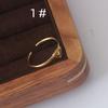 Adjustable 18k Gold Titanium Steel Geometric Ring with Hollow Stars and Moon Design for Women