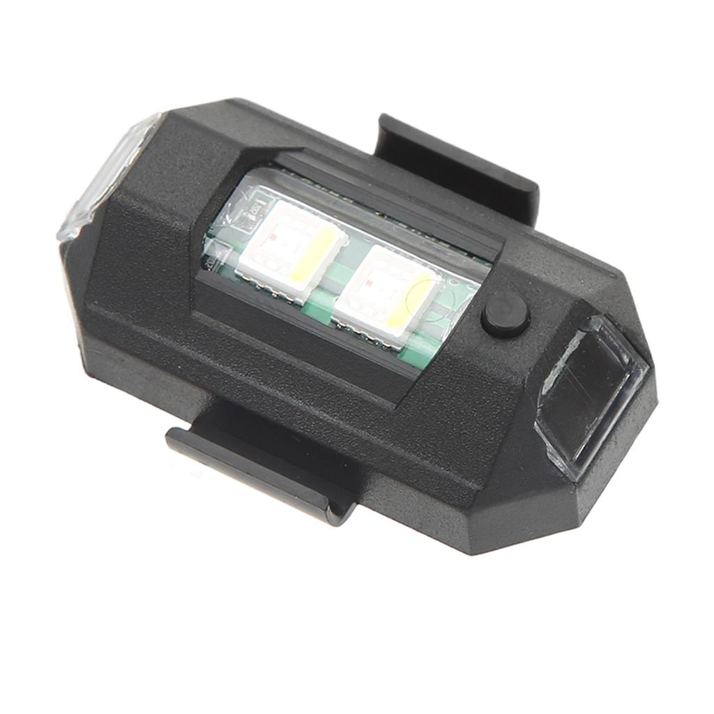 Fahrrad-Rücklicht Bunt USB-Laden Kunststoffgehäuse Wasserdicht LED-Blinker für Motorrad