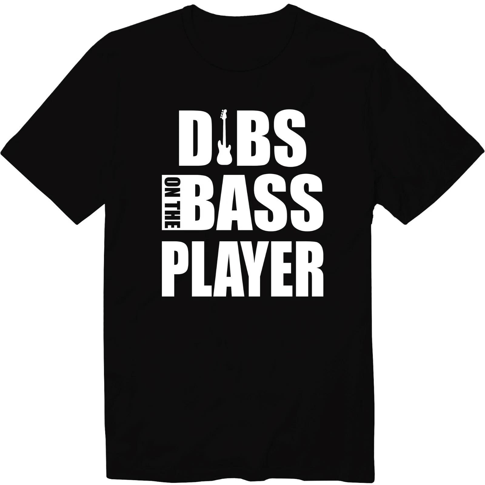 

Dibs On The Bass Player Unisex Crew Neck Shirt Funny Guitar Tee Bass Player Gift 4XL