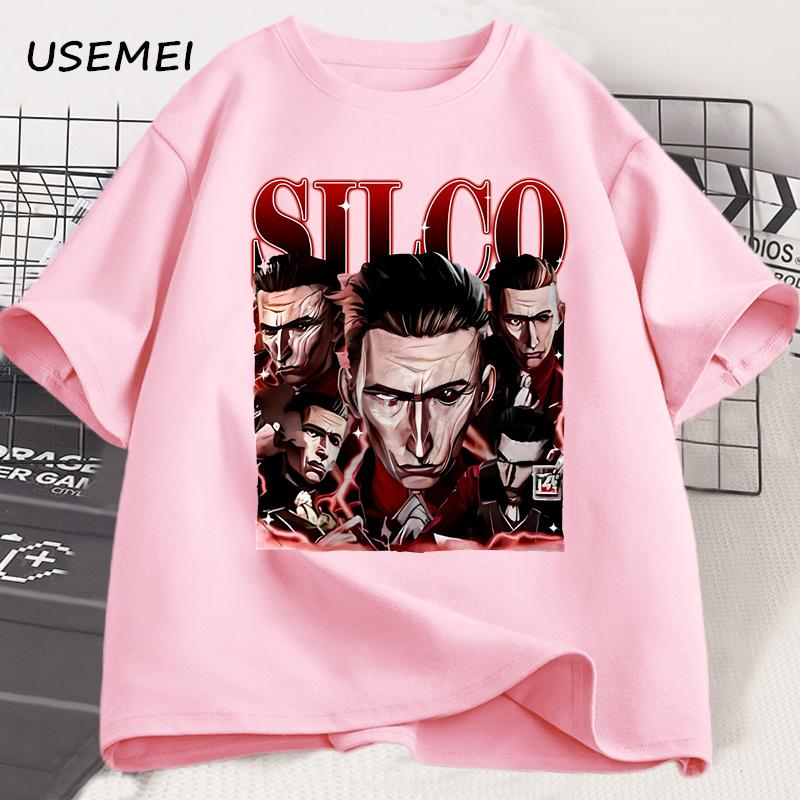 Silco Arcane Temné a výrazné tričko Ležérní bavlněné tričko s krátkým rukávem Potisk Unsex Kulatý výstřih Pánské oblečení Pánské tričko