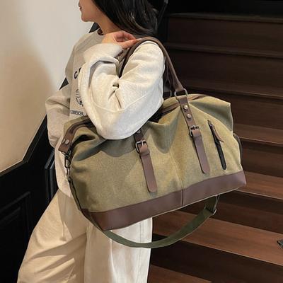 Borsa Duffel da Weekend Grande Borsa Tote da Cabina con Scomparto per Scarpe Borsa a Tracolla da Viaggio per la Notte per Palestra Ospedale Yoga Danza