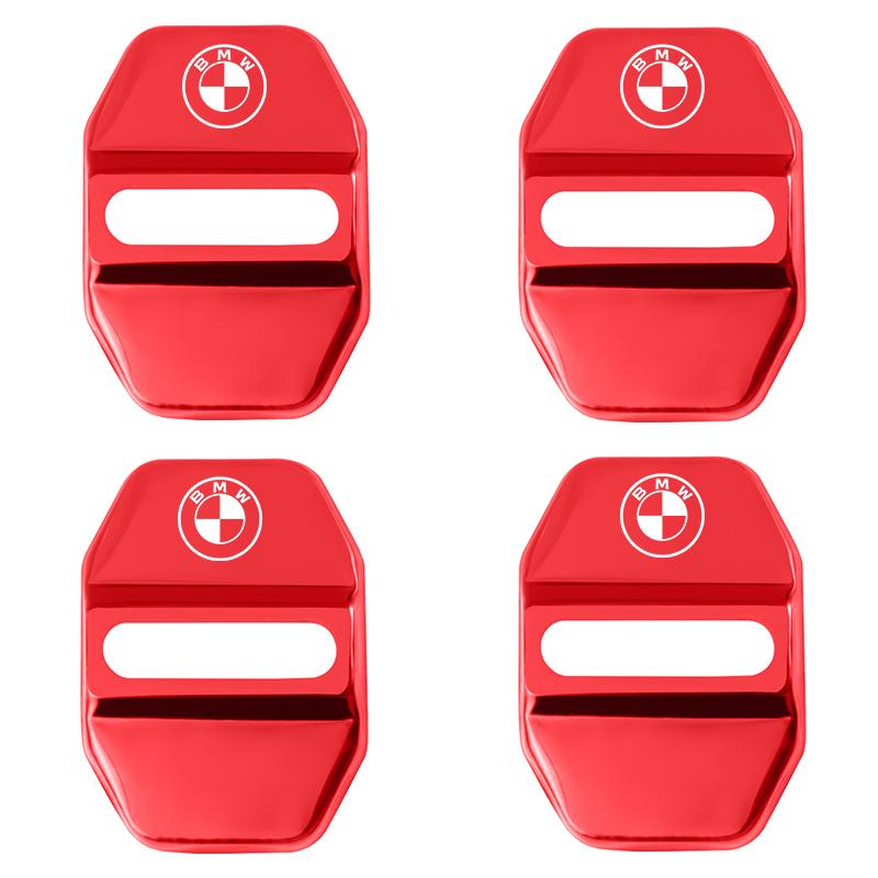 For BMW M X1 X3 For BMW X1 X2 X3 X5 X4 X6 X7 G30 G20 G32 G11 G12 F40 F30 F20 F10 F34 F07 F44 Sticker 4Pcs 3D Car Door Lock Cover Accessories