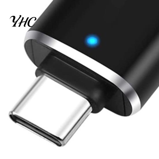Phone Converter Adapter OTG Multi-purpose High-speed Transmission Type-C To USB Mini Flash Drive Reader with Indicator Light for Smartphone