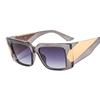 Newest Fashion Custom Men Women Lentes De Sol Shade Vintage Transparent Oversize Sunglasses Travel Wild Sun Glasses
