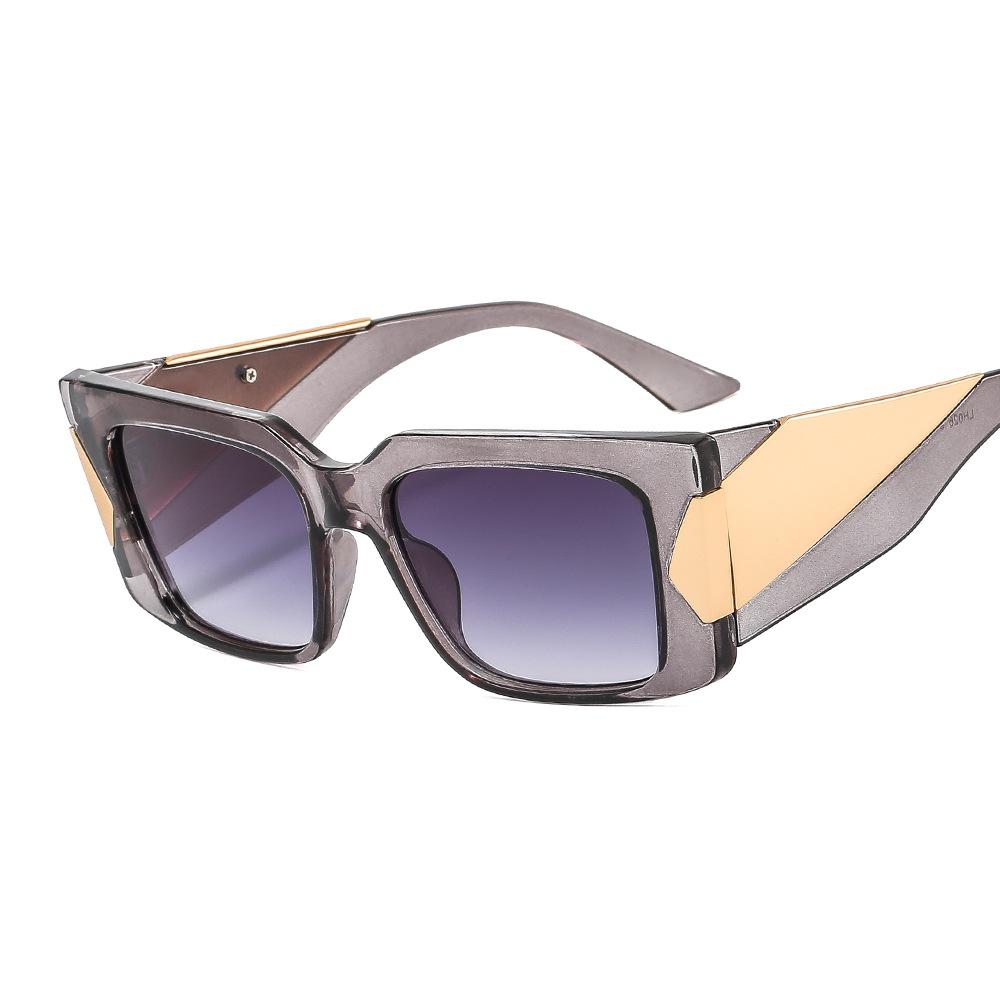 Newest Fashion Custom Men Women Lentes De Sol Shade Vintage Transparent Oversize Sunglasses Travel Wild Sun Glasses