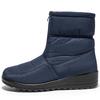 Waterproof Snow Boots for Women Winter Warm Plush Ankle Booties Front Zipper Non Slip Cotton Padded Shoes Woman Size