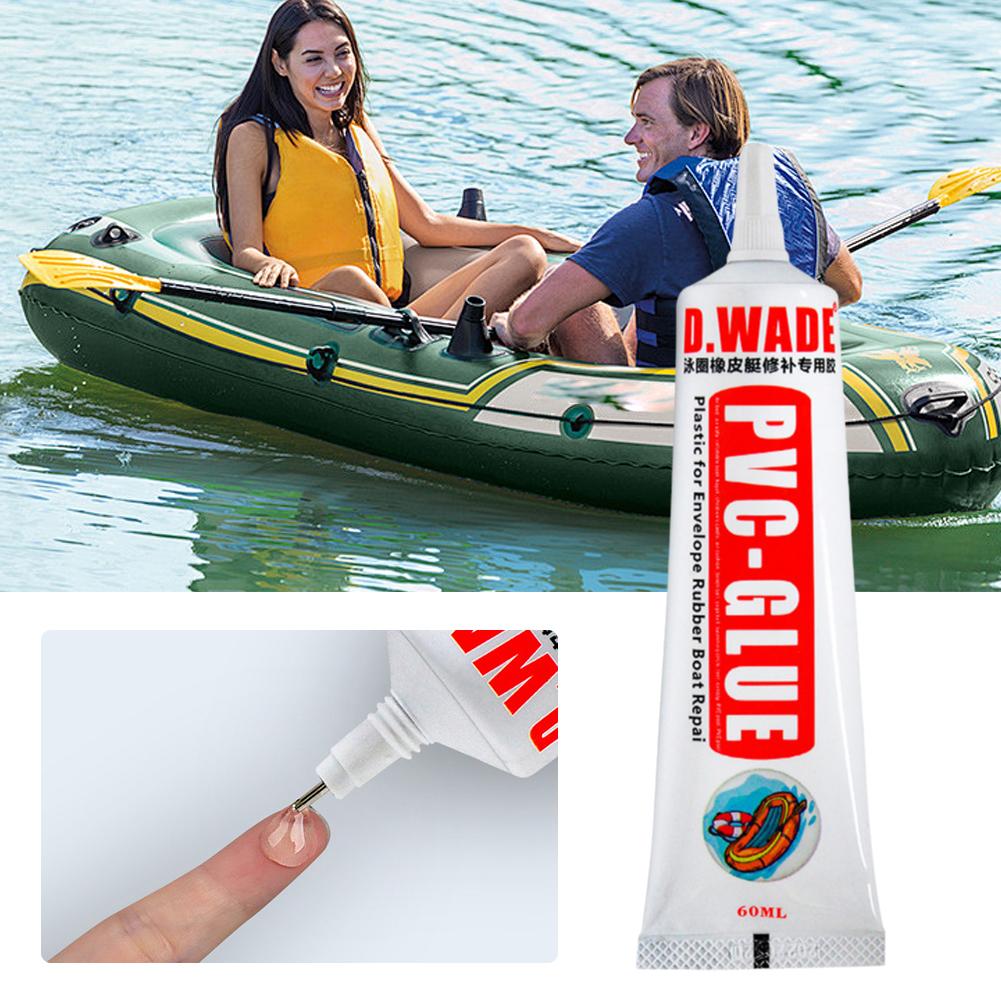 60ML PVC Adhesive Inflatable Boat Repair Glue SUP Repair Glue Tubes Inflatable Boat Paddle Board Kayak Tube Repair Glue 5/3/1pcs