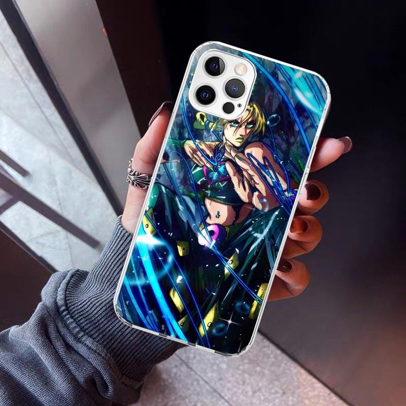 JoJo's Bizarre Adventure Cool Phone Case For iPhone 17 Air 11 13 Mini 14 15 Plus 16 12 Pro Max 16E SE 7 8 Pattern Soft TPU Back