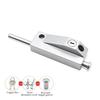 Framed Spring Revolving Door Latch Lock Open Mounted Stainless Steel Floor Latch Universal Floor Lock Bathroom Toilet Shop