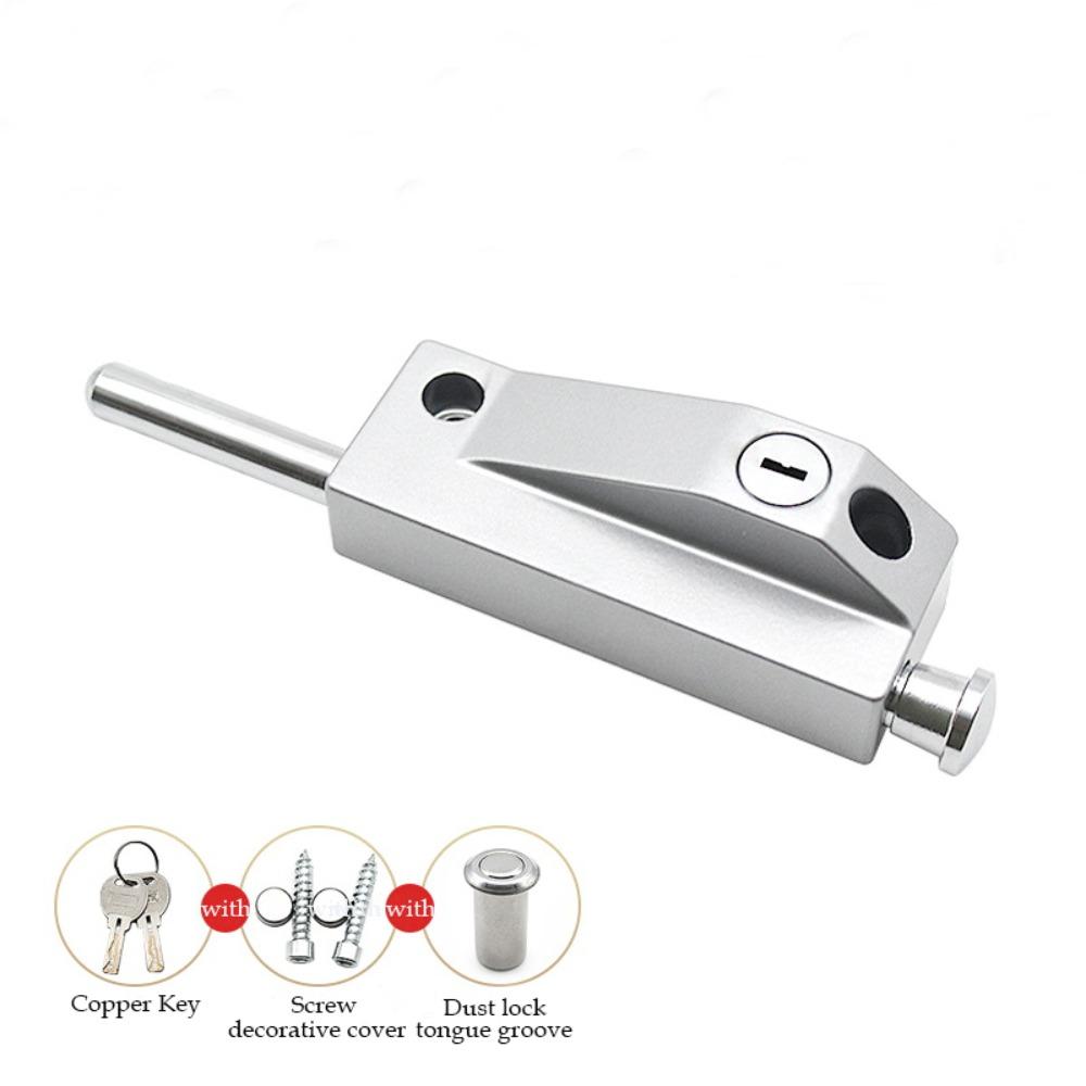 Framed Spring Revolving Door Latch Lock Open Mounted Stainless Steel Floor Latch Universal Floor Lock Bathroom Toilet Shop