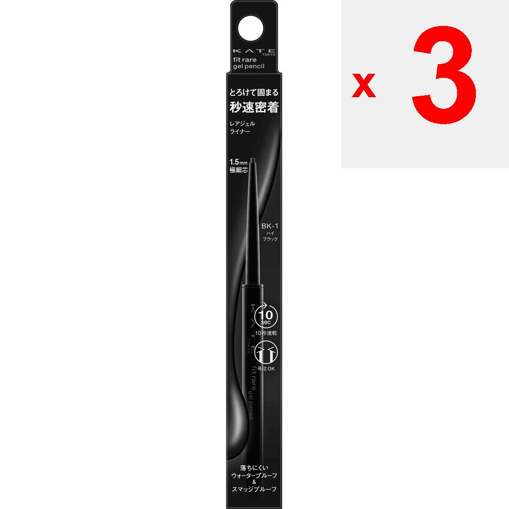 Kanebo Kate Kate Rare Fit Gel Pencil N BK-1 0.08g Eye Makeup Eyeliner The Lead Will Not Return Once It Has Been Ejected. Please Advance the