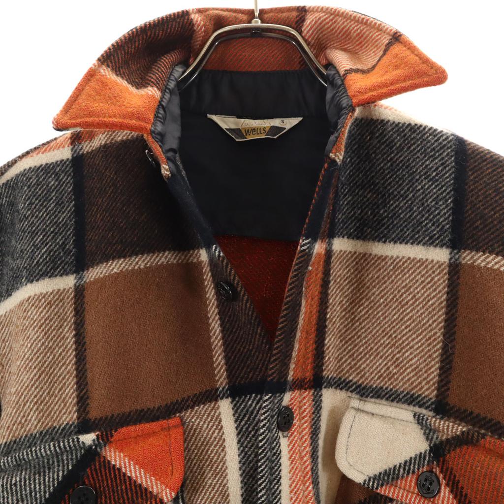 James Wells 70s 80s Vintage Long Sleeve Flannel Flannel Shirt S Men's Used