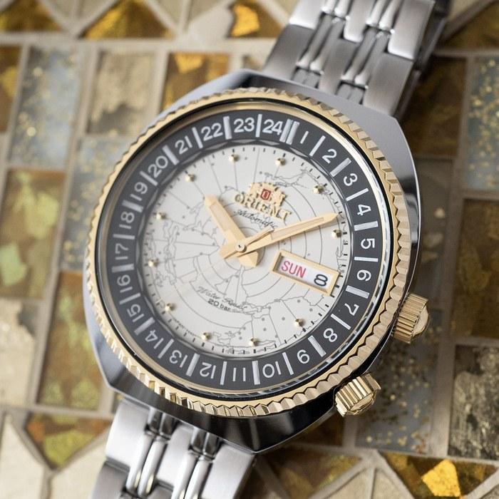 [Orient] Worldmap Automatic Watch RN-AA0E01S Men's White/Silver/Ivory
