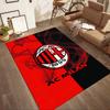 Tappeto Ac Milan Tappeto per Ufficio Adatto per Sala Giochi Studio Soggiorni Balcone Tappeto Antiscivolo Decora Uffici Migliore per Natale