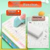 Mini Luminous Push-Pull Elephant Eraser for Students – No-Crumbs, Creative Radish Knife Style Eraser